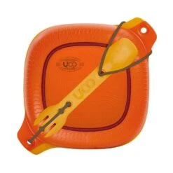 UCO 4pc Elements Bamboo Mess Kit - Orange/Yellow -Primal Outdoors 32f80beaf68ce3f29b99acdb772c9298