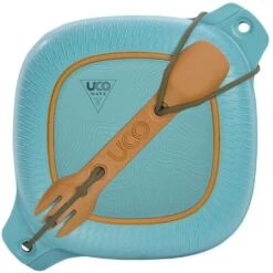 UCO 4pc Elements Bamboo Mess Kit - Blue -Primal Outdoors 6d9493bbb67dd6308c4b6479be131108