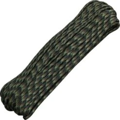 Atwood 550 Paracord Woodland Camo 100ft Hank