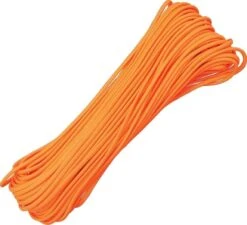 Atwood 550 Paracord Neon Orange 100ft Hank