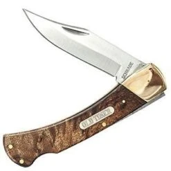 Old Timer Golden Bear Lockback Folding Knife