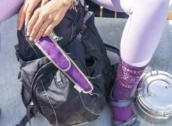 To-Go Ware - Bamboo Cutlery Set /w Chopsticks In Mulberry Purple Carry Case -Primal Outdoors c857cab324f7d1d0586884388b444bfb