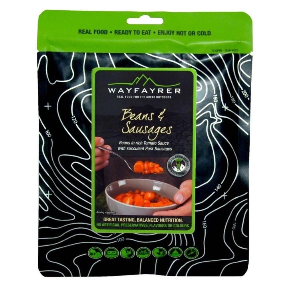 Wayfayrer Ready Meal - Beans & Sausages 1 Wayfayrer Ready Meal - Beans & Sausages